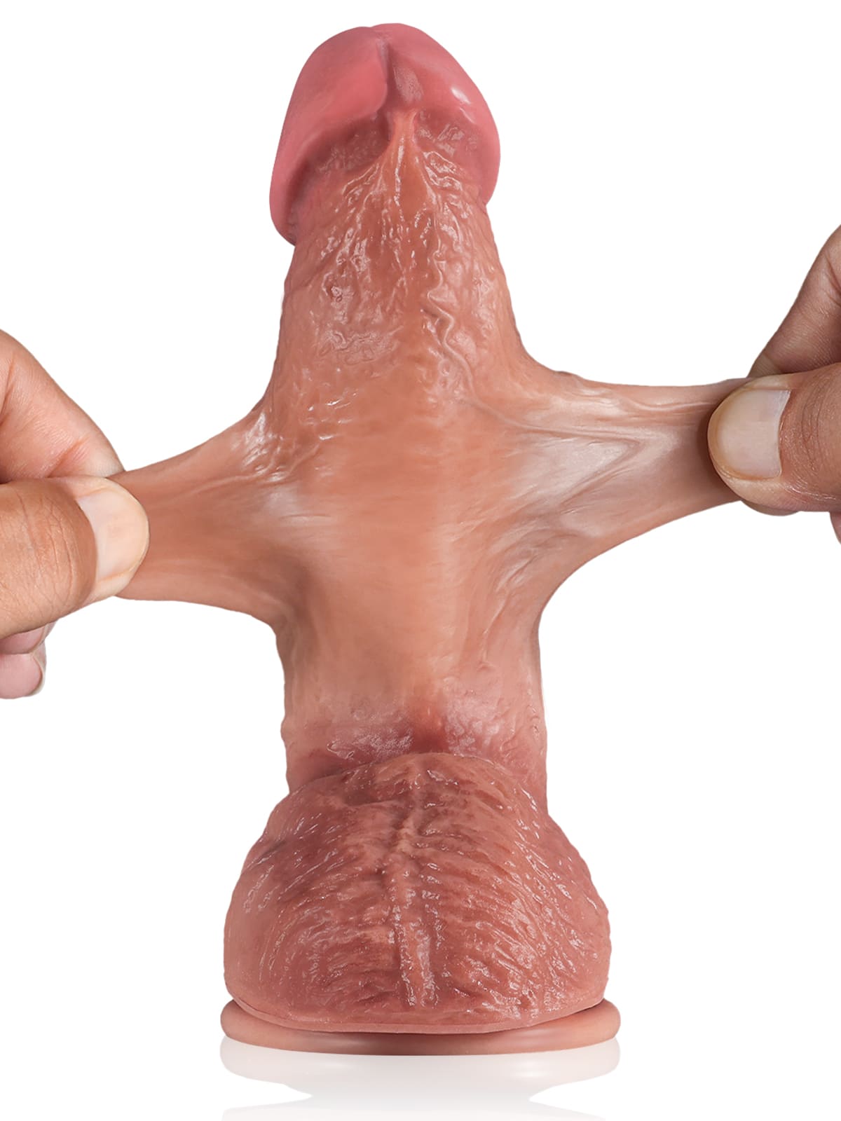 Beginner 7” x 1.6” Small Realistic Dildo With Foreskin