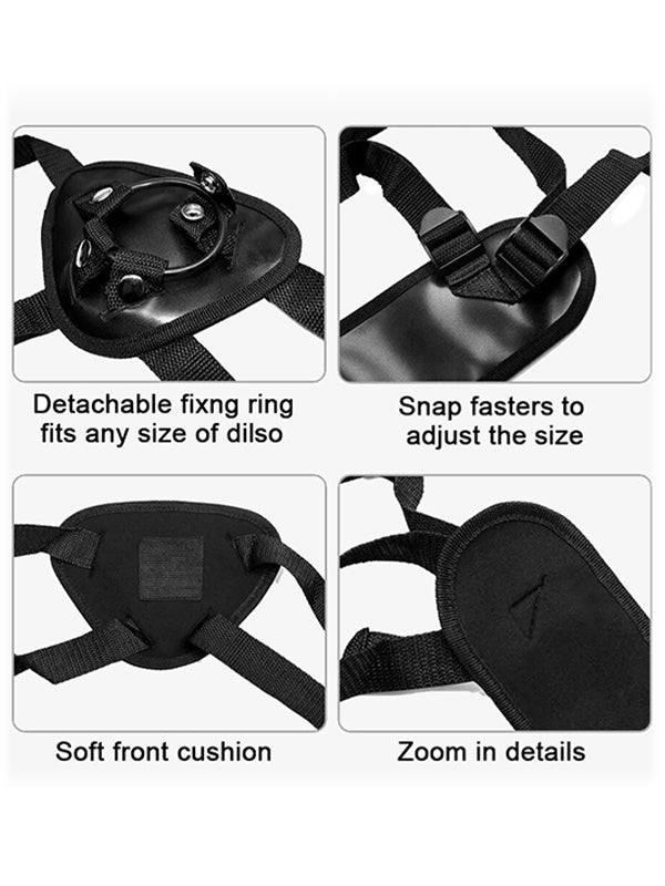 Black Strap Available In 3 Sizes Of Rings