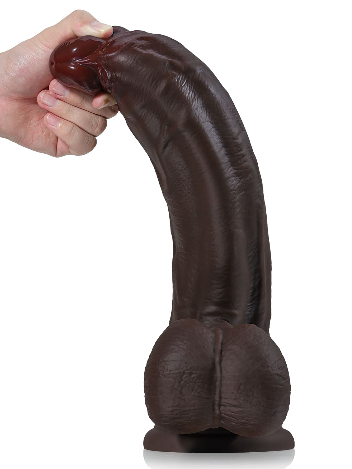 Butcher 15" x 3" Biggest BBC In The World Huge Black Dildo