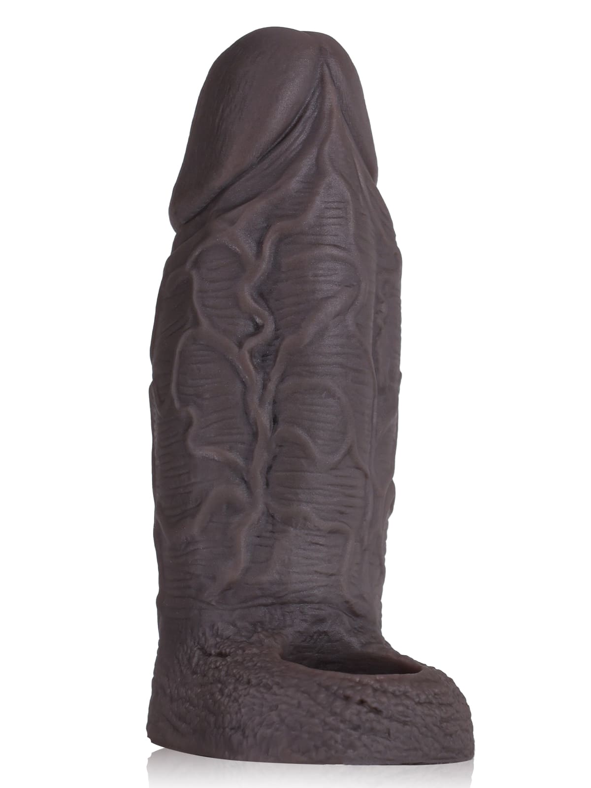 6.3" x 2.2" Multicoloor /Black Color Fat Cock Sleeve