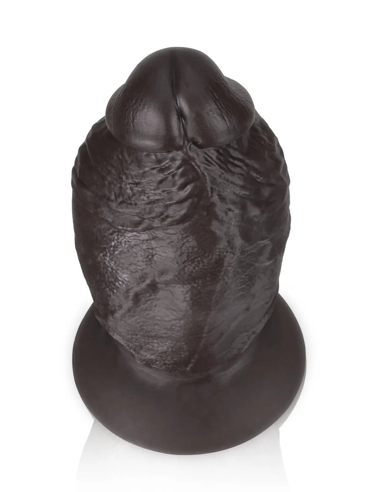 Darius 8" x 4" Super Chubby Thick Shaft Black Anal Dildo