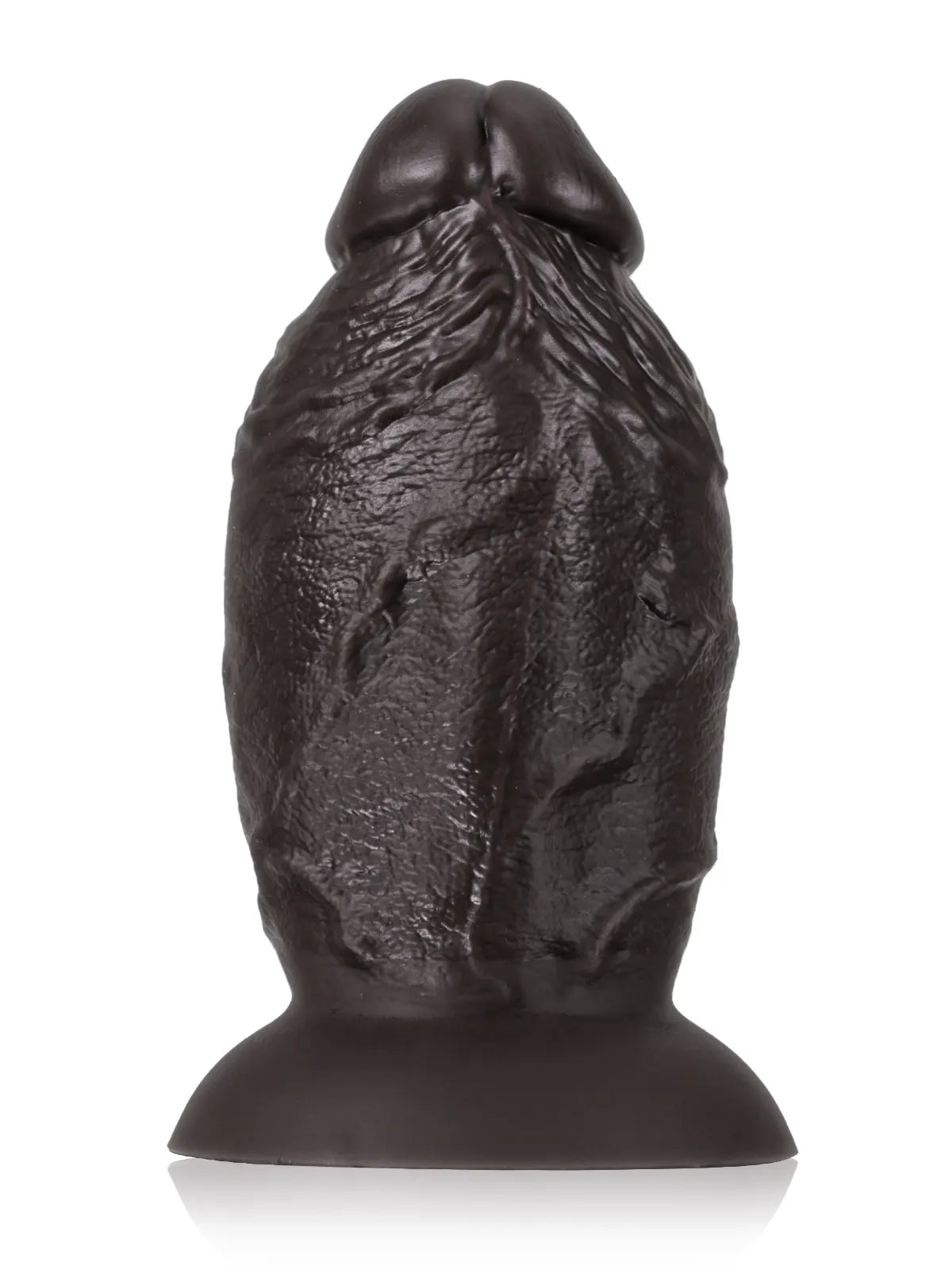 Darius 8" x 4" Super Chubby Thick Shaft Black Anal Dildo