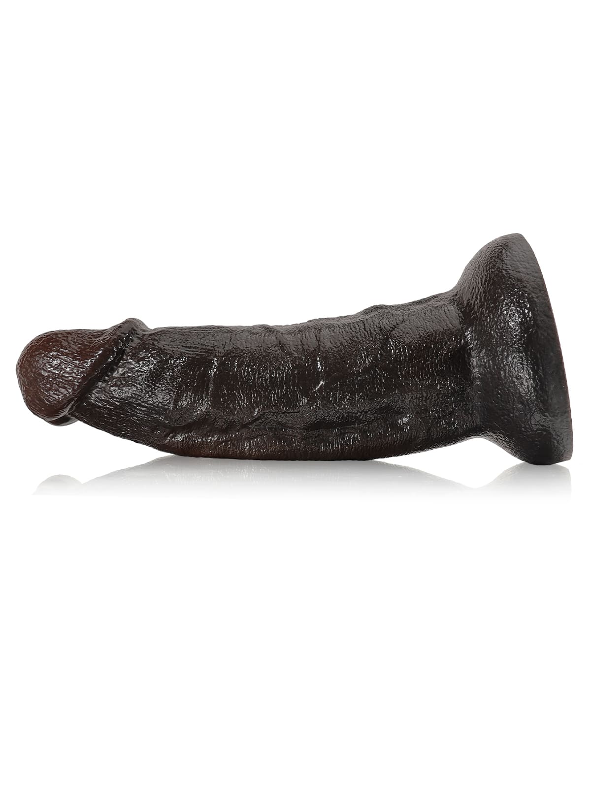 Fisher 12" X 3" Large Curved Dildo G Spot Suction Cup Dildo No Balls (XXL Size)