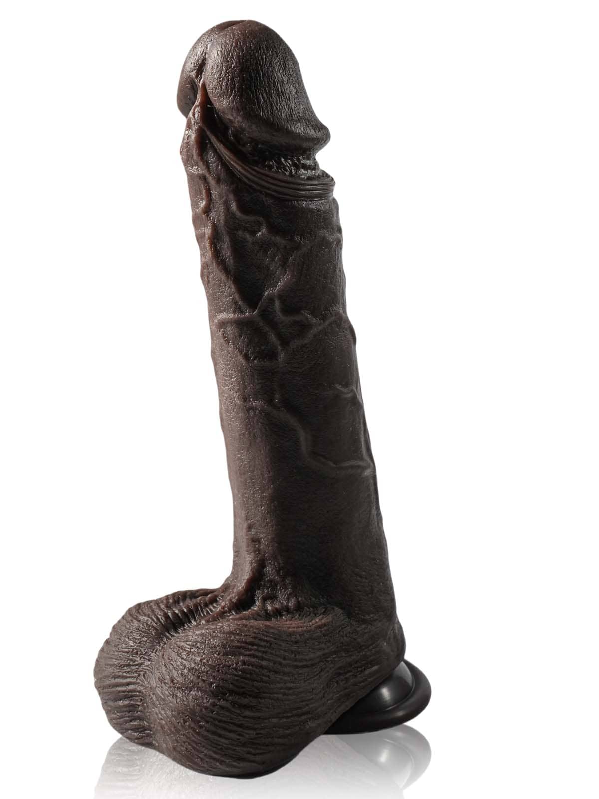 10" x 1.9" Black 7 Modes Thrusting & 3 Modes Vibrating Dildo