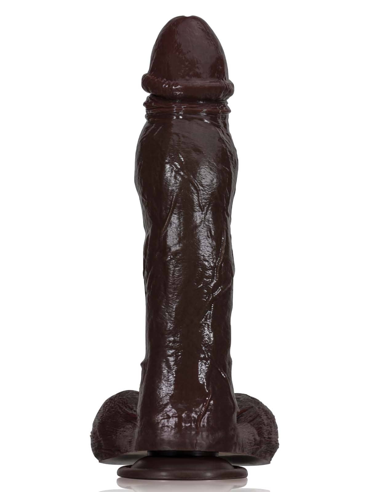 Jameson 10" x 2.2" Black Largest 3D 7 Modes Thrusting & 3 Modes Vibrating Dildo
