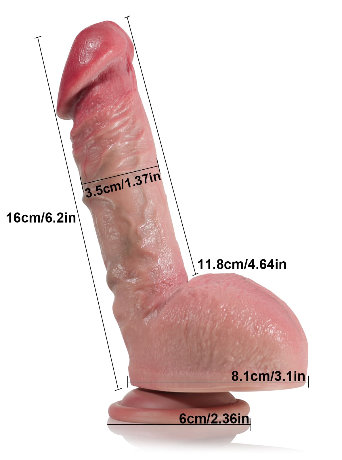 Kris 6.2” x 1.3” Flesh Skin Realistic Small Skinny Dildo