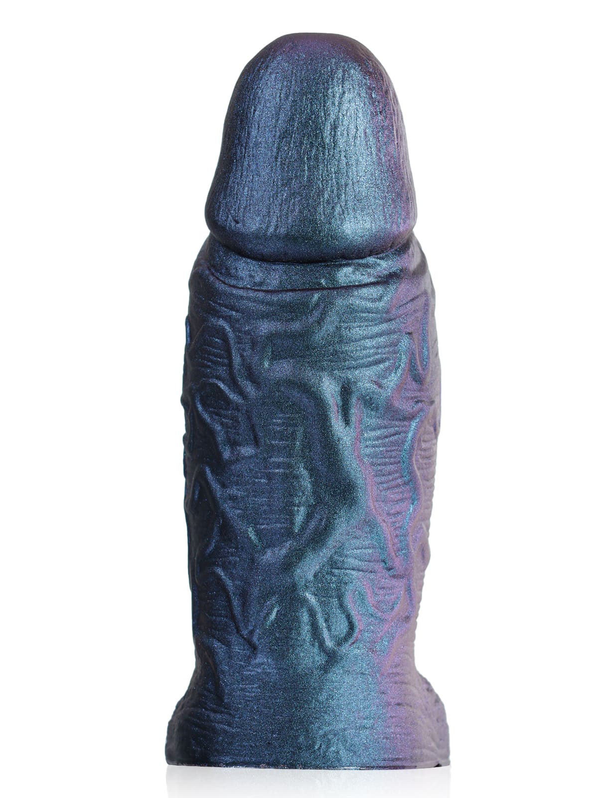 6.3" x 2.2" Multicoloor /Black Color Fat Cock Sleeve