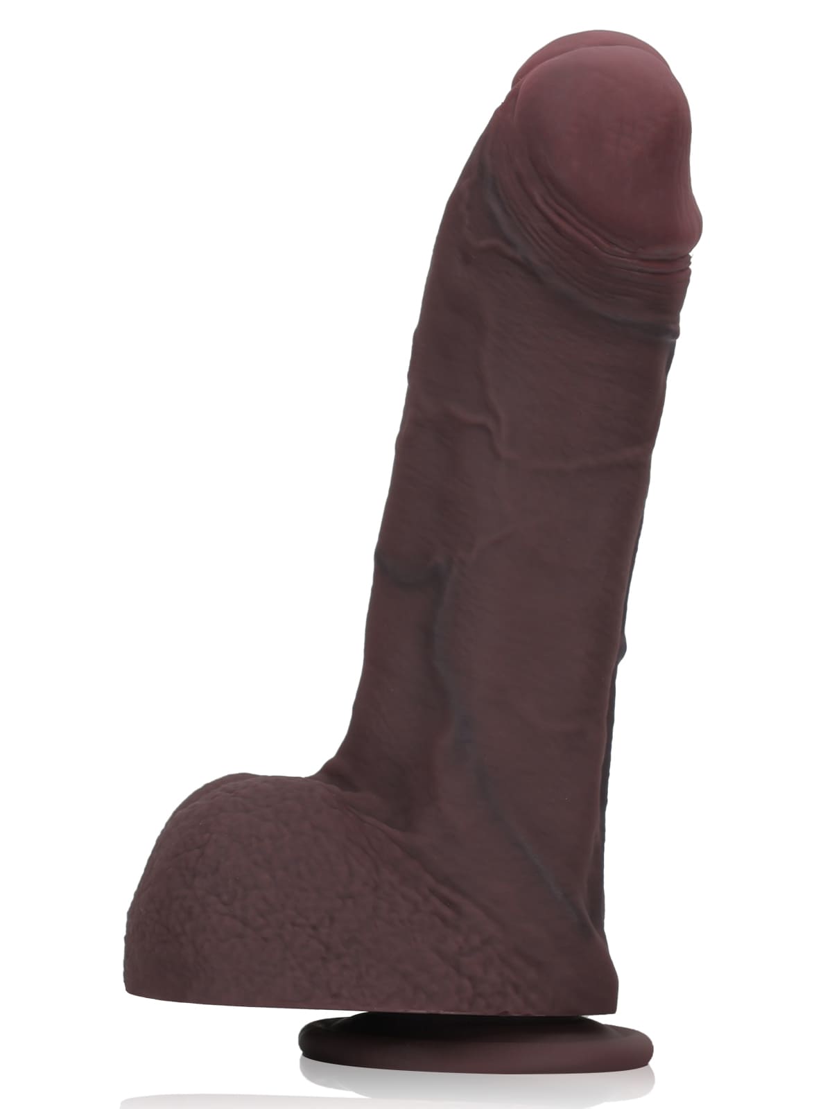 Martin 9" X 2.1" Real Feel Thick Realistic Black Cock Dildo