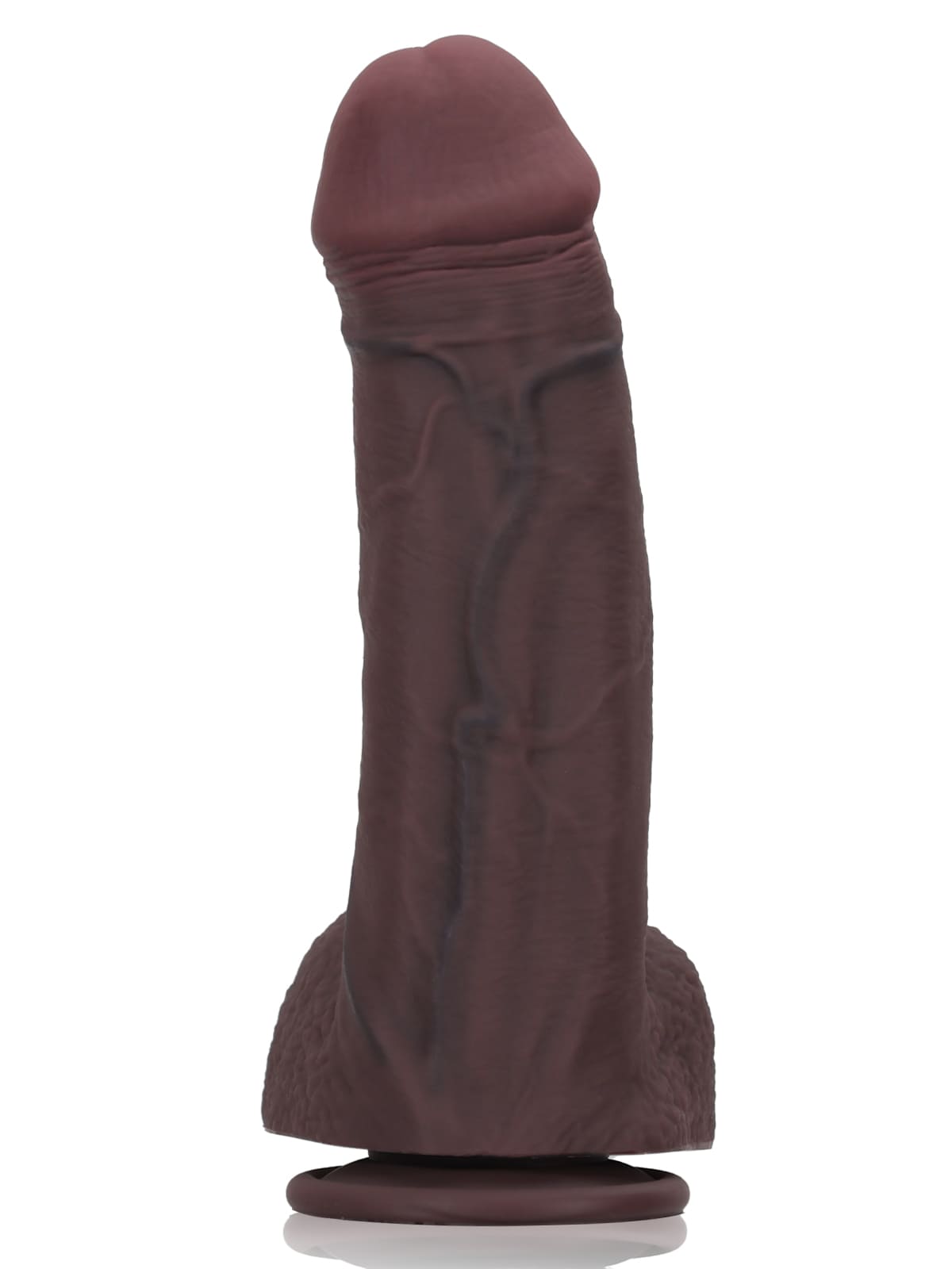 Martin 9" X 2.1" Real Feel Thick Realistic Black Cock Dildo