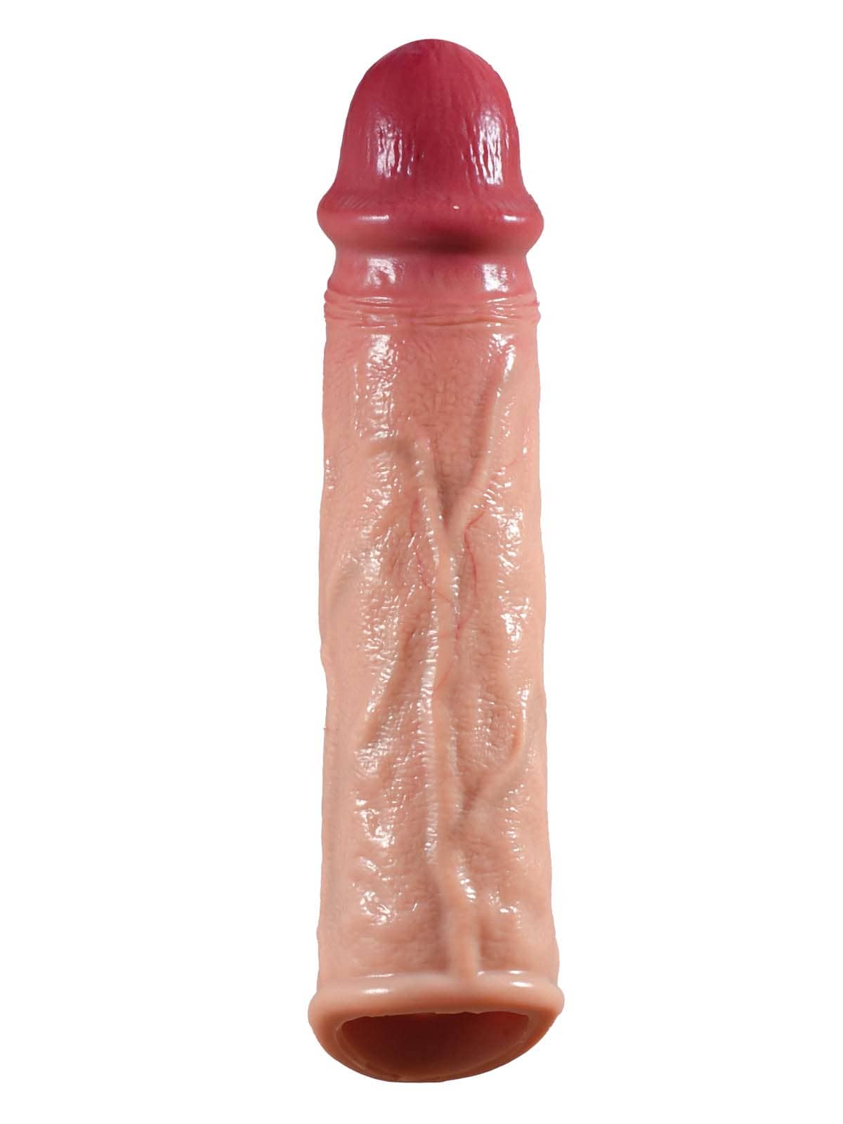Silicone Penis Sleeve 7 Inch Extender 1 Inch