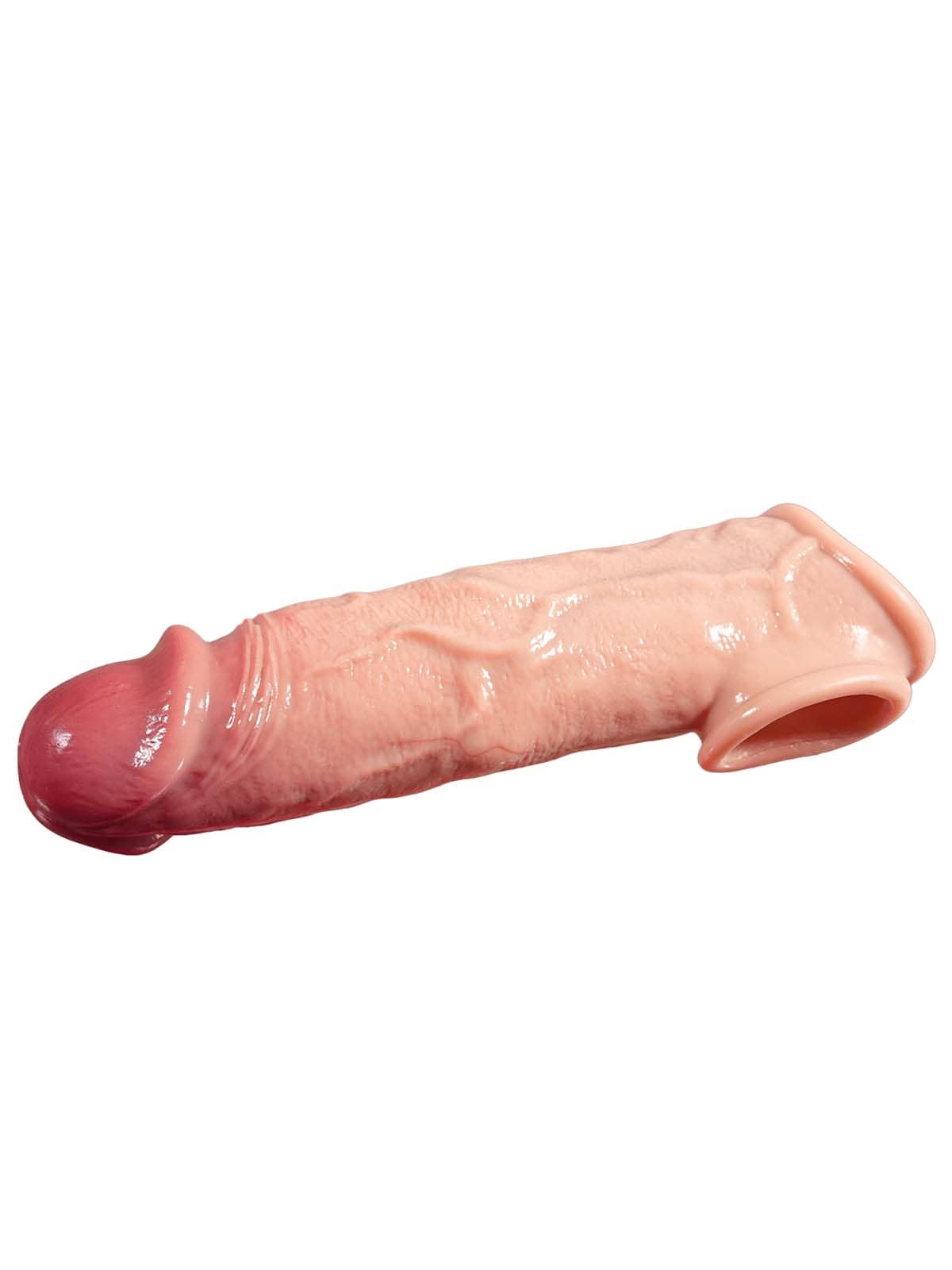Silicone Penis Sleeve 7 Inch Extender 1 Inch