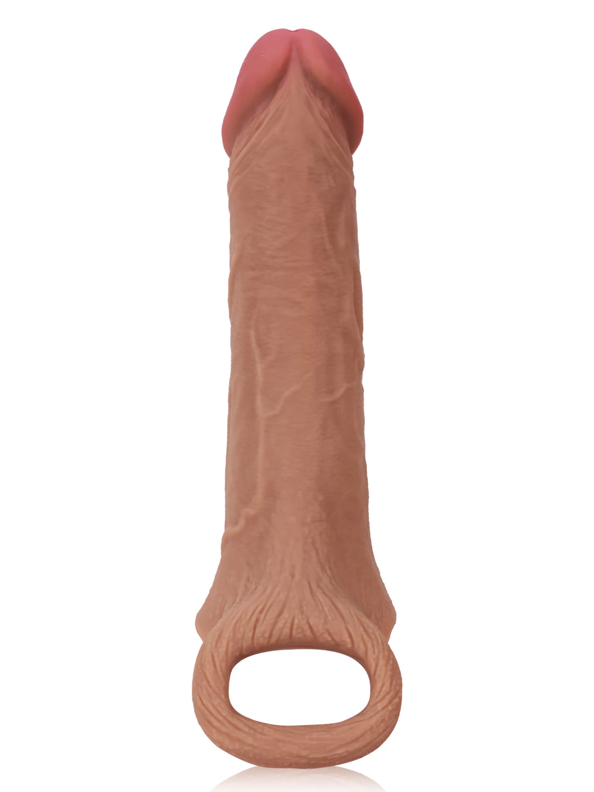7.5” x 1.8” Perfect Length Girth M/L Size Penis Sleeve With Ejaculatory Hole