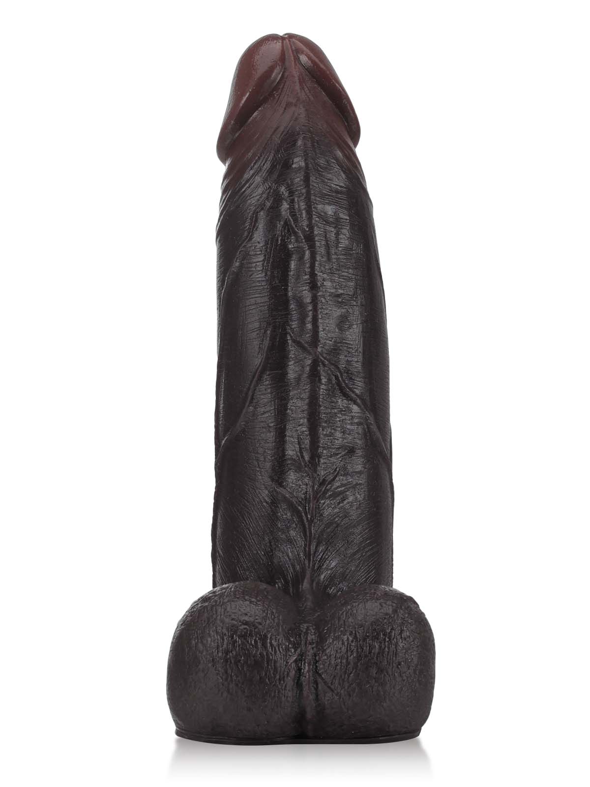 Raptor 10" x 2.5" Huge Thick Sliding Skin Vac-U-Lock Dildo With Moving Balls & Suction Cup