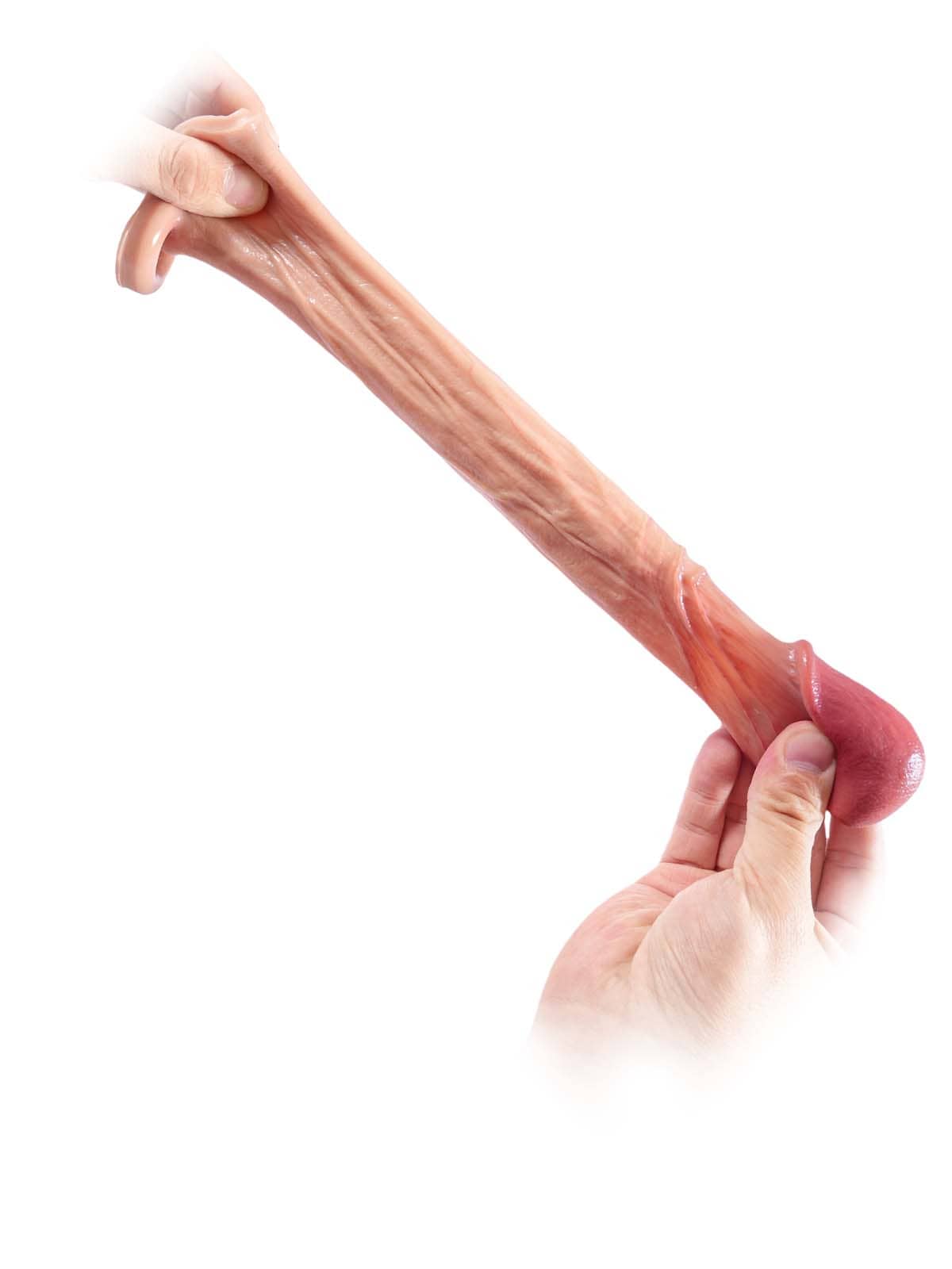 Realistic Penis Sleeve 6.3 Inch Extender 1.6 Inch