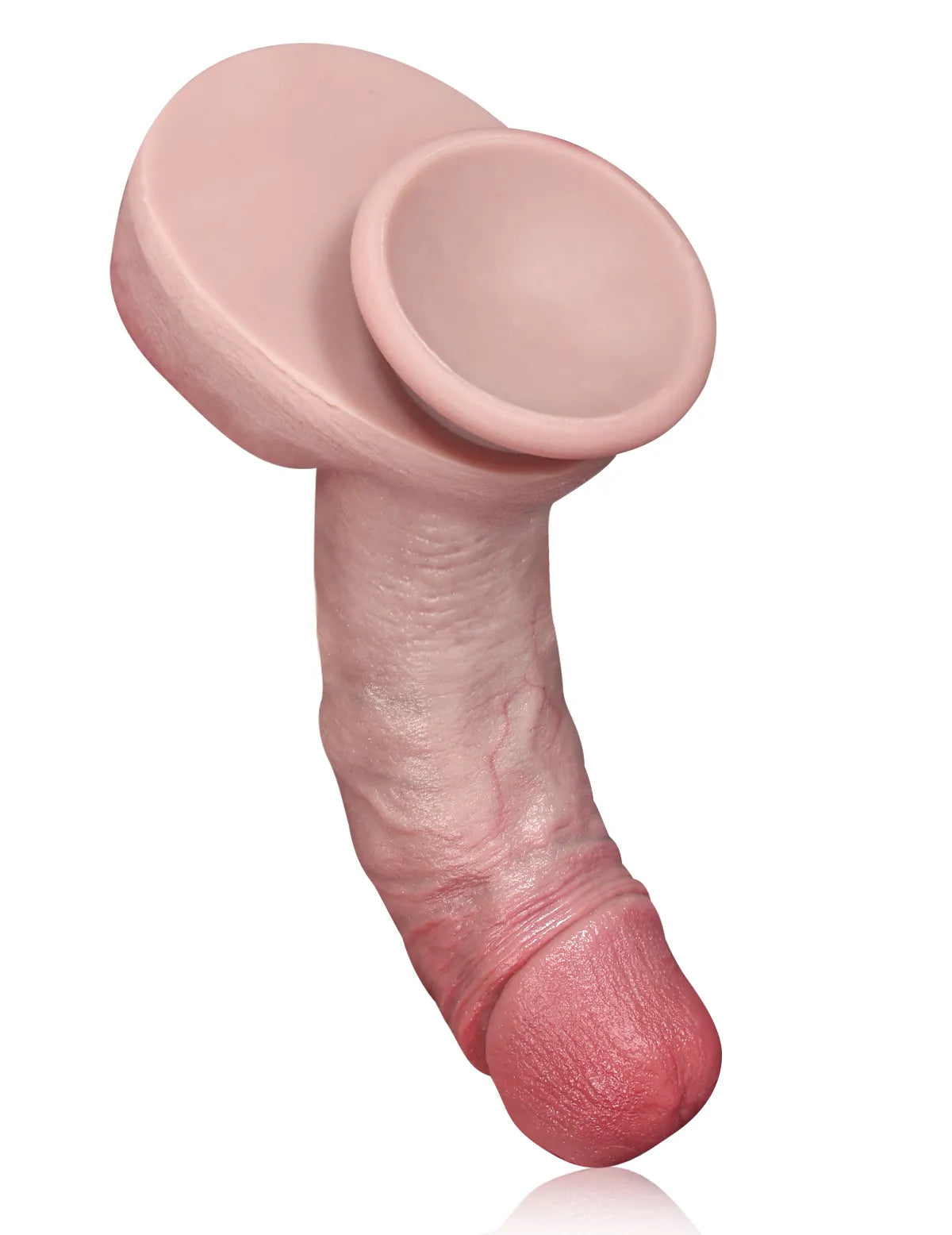 7.6" x 2" - Flesh G Spot Thick Curved Dildo Best For Women