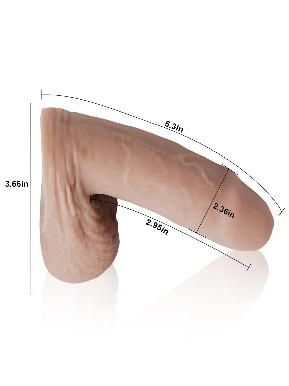 Silicone Flesh Soft Realistic Flaccid Dildo Best For Trans Men