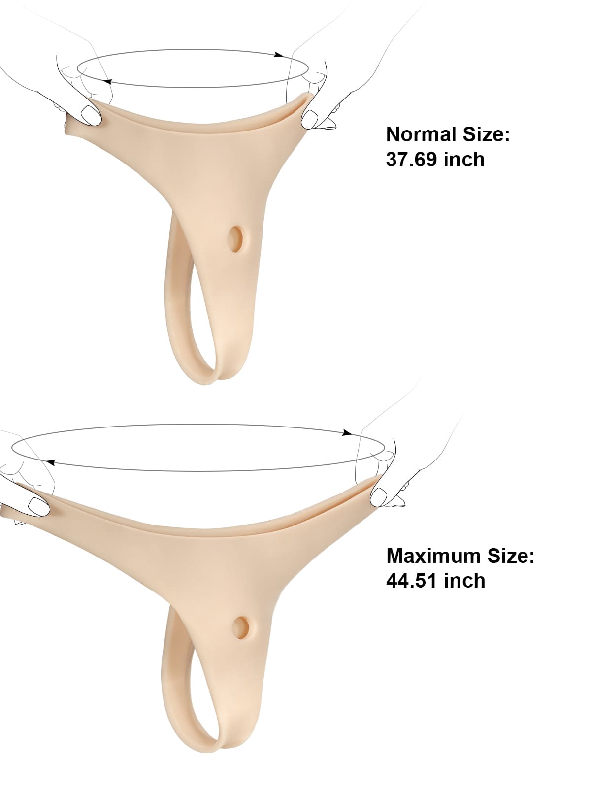 Silicone Strap-on Can Be Used With Suction Cup Dildo (Dildo Not Included)