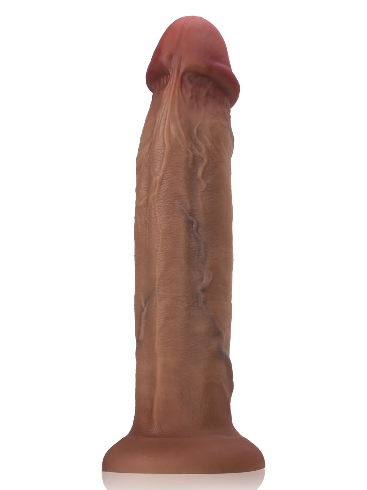 Simon L 11" X 2.5" Soft Brown Realistic Huge Thick Suction Cup Dildo