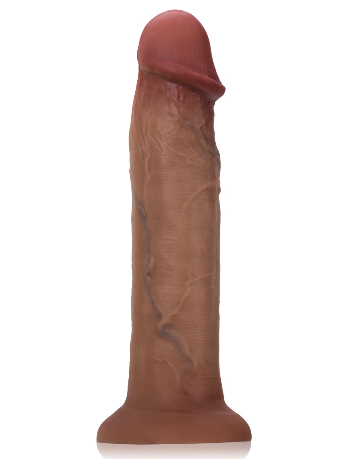 Simon L 11" X 2.5" Soft Brown Realistic Huge Thick Suction Cup Dildo