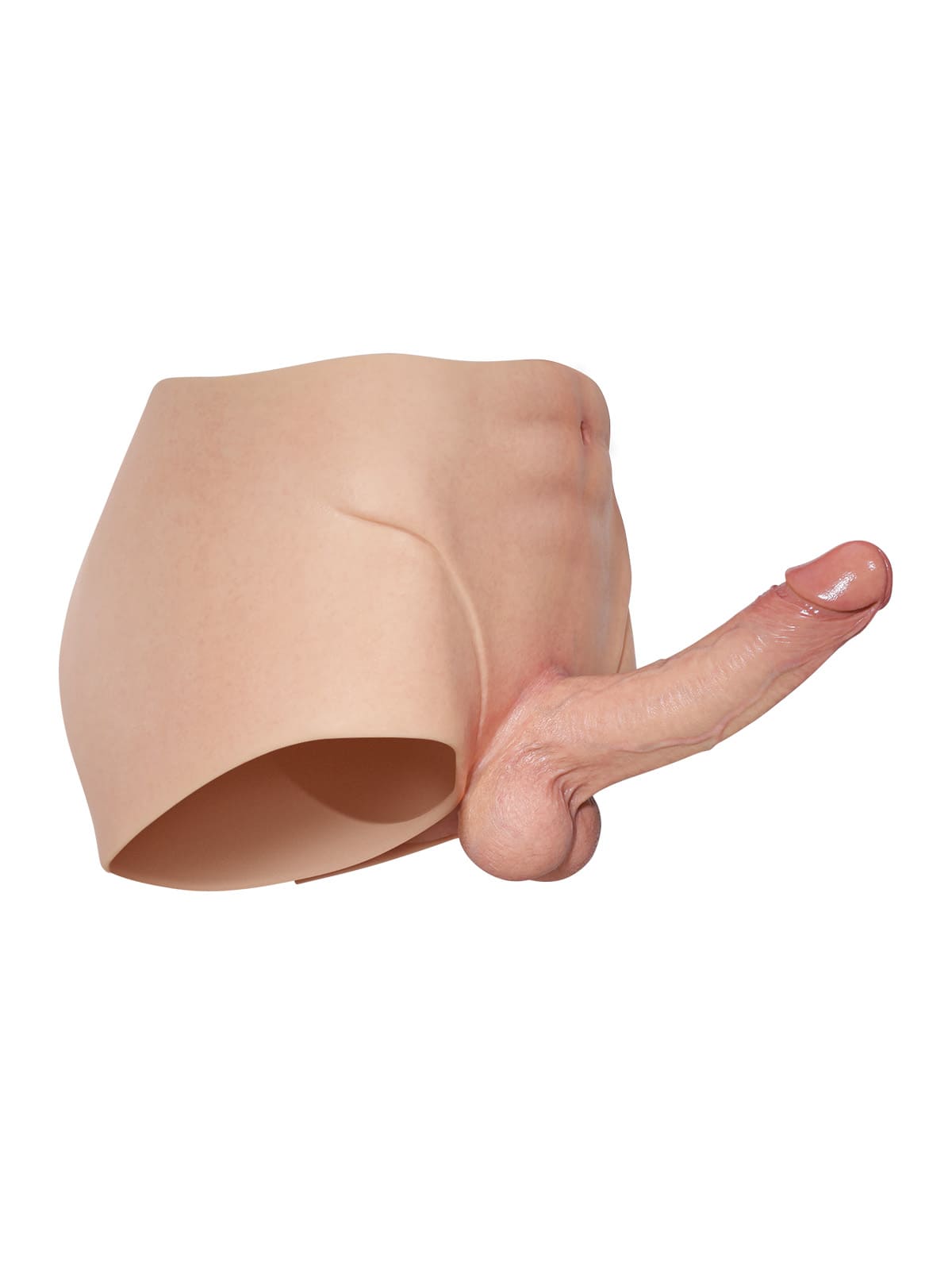 7.2" x 1.7" Strap Shorts Realistic Soft Cyber Skin Strap-On Dildo