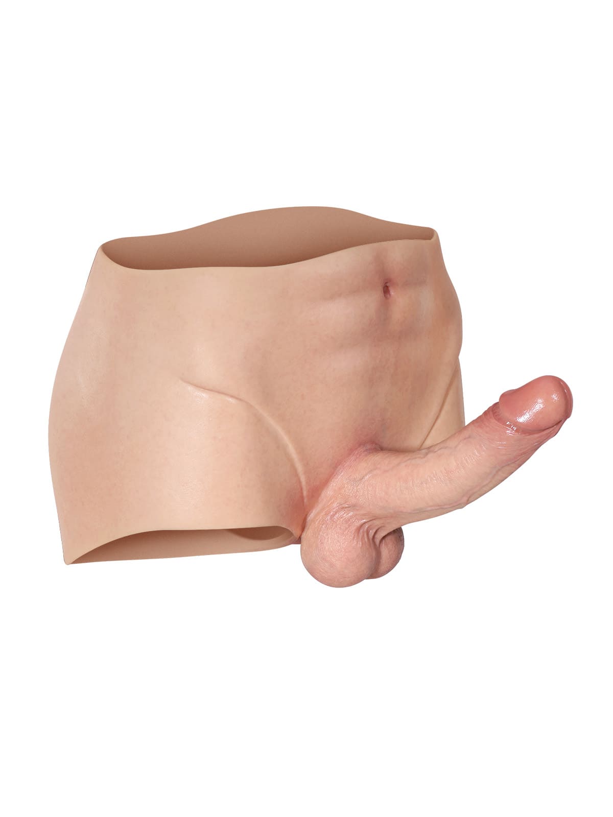 7.2" x 1.7" Strap Shorts Realistic Soft Cyber Skin Strap-On Dildo