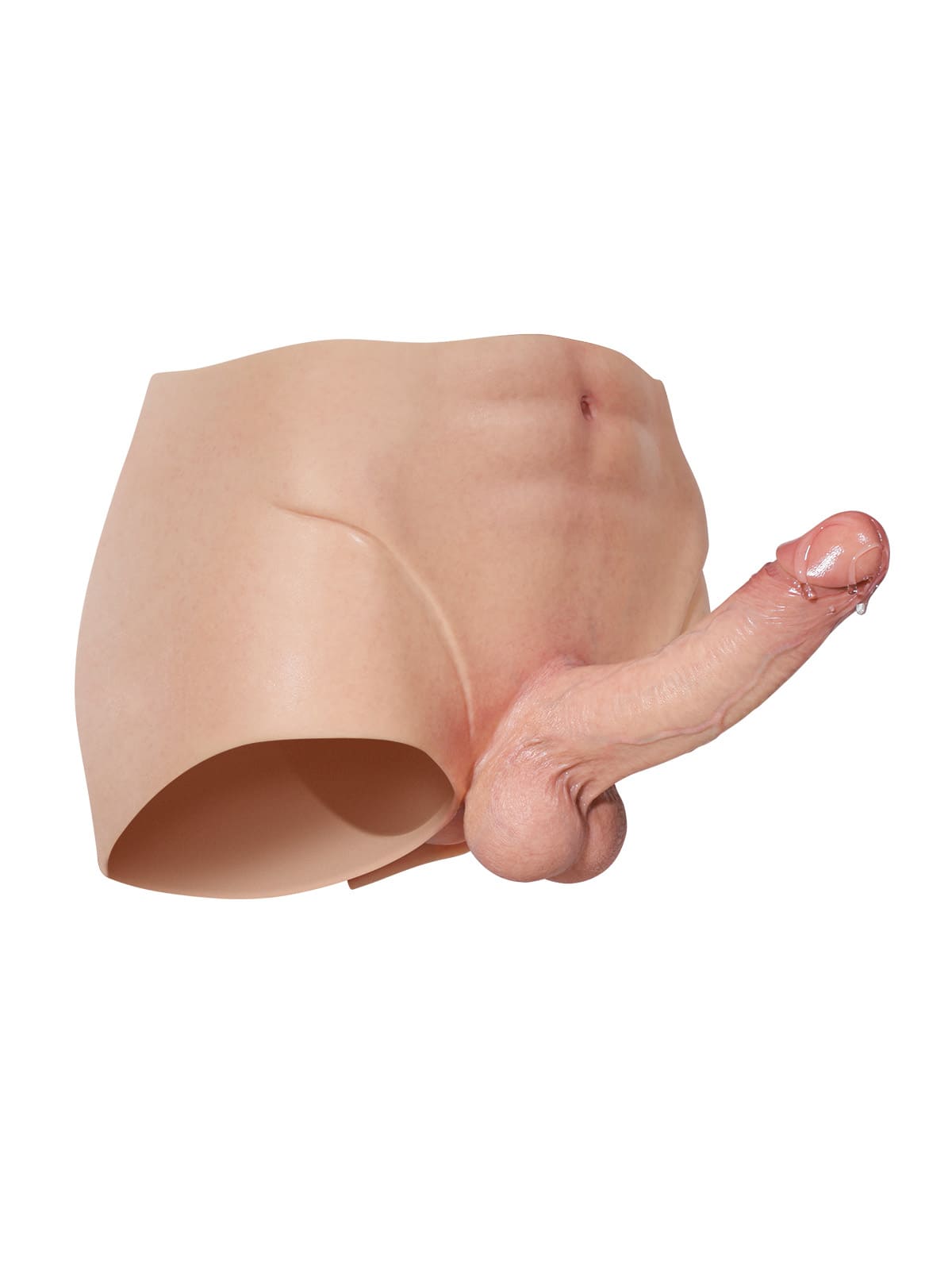 Strap Shorts 7.2" x 1.7" Realistic Soft Cyber Skin Strap-On Dildo