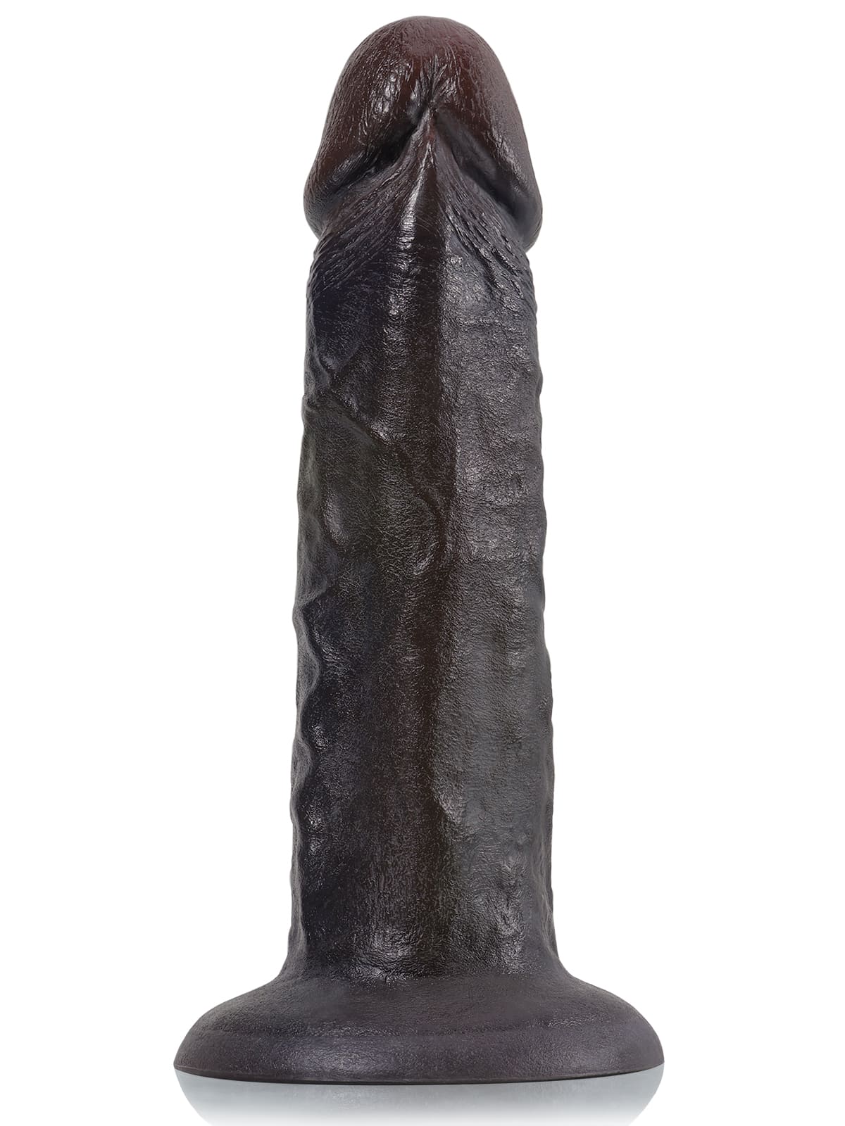 Tony 10" x 2.1" Black Soft Skin Huge Thick Dildo