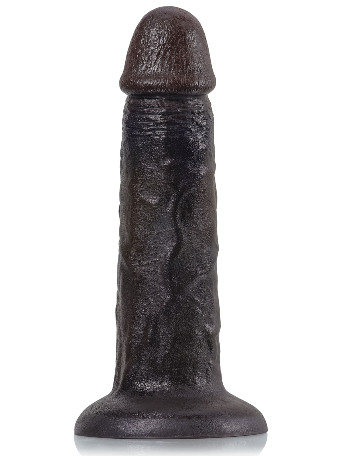Tony 10" x 2.1" Black Soft Skin Huge Thick Dildo