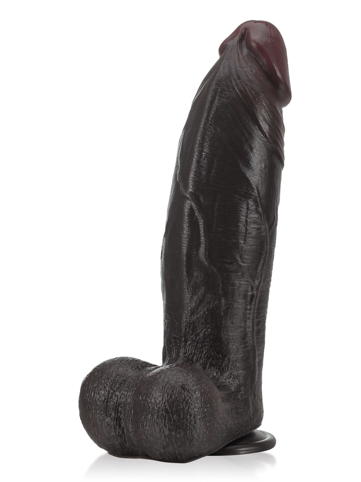 11" x 3" BBC Black Strong Extra Huge Thick Dual Density Dildo