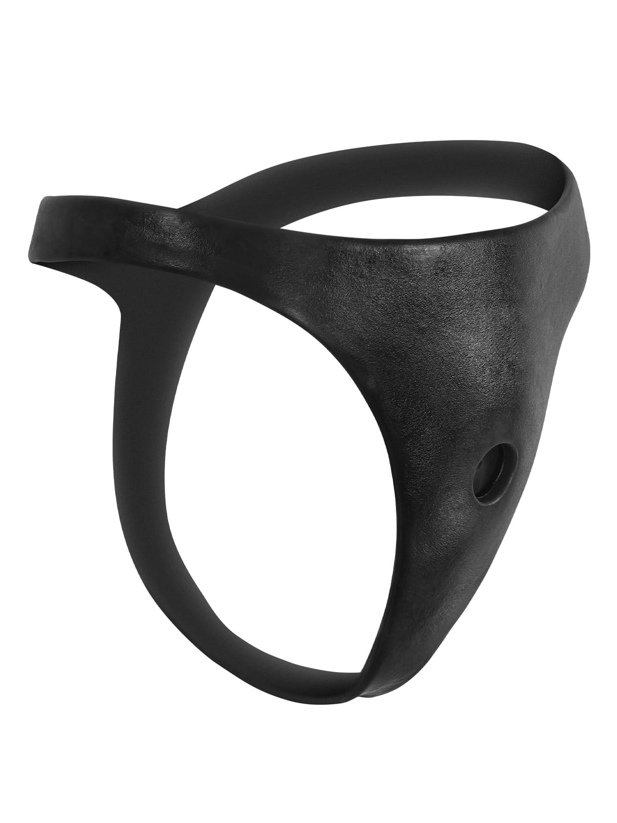 Black silicone Strap-on can be used with suction cup dildo (dildo not included)