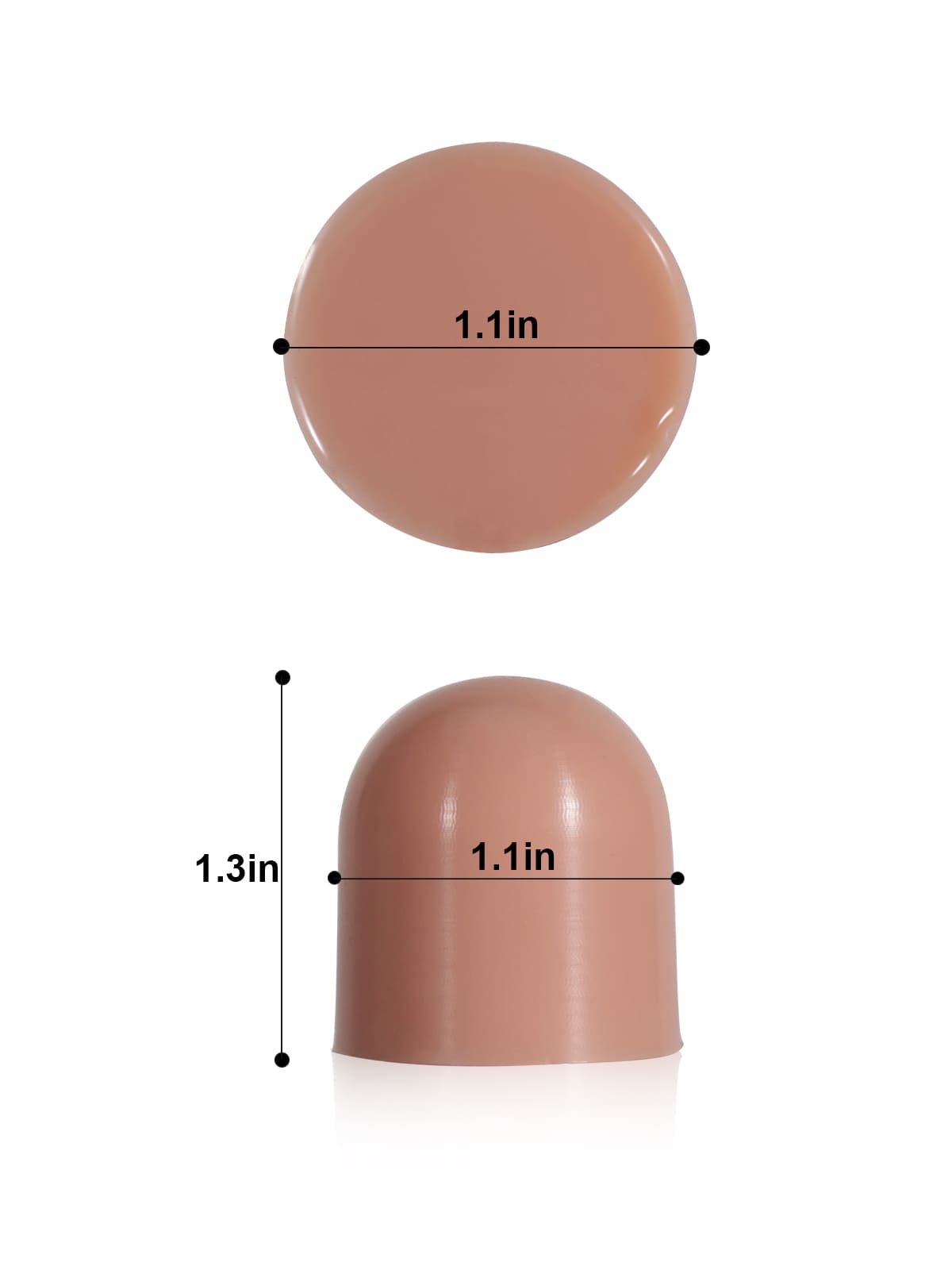 9” x 2.1” Sliding Skin Realistic Big Cock Sleeve
