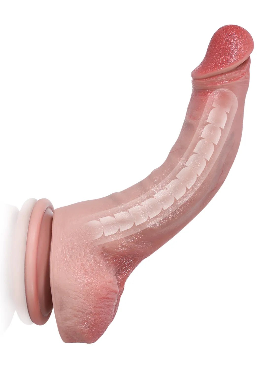 Jodie 8.3" x 1.5" Soft Silicone Flexible Thin Dildo With Keel