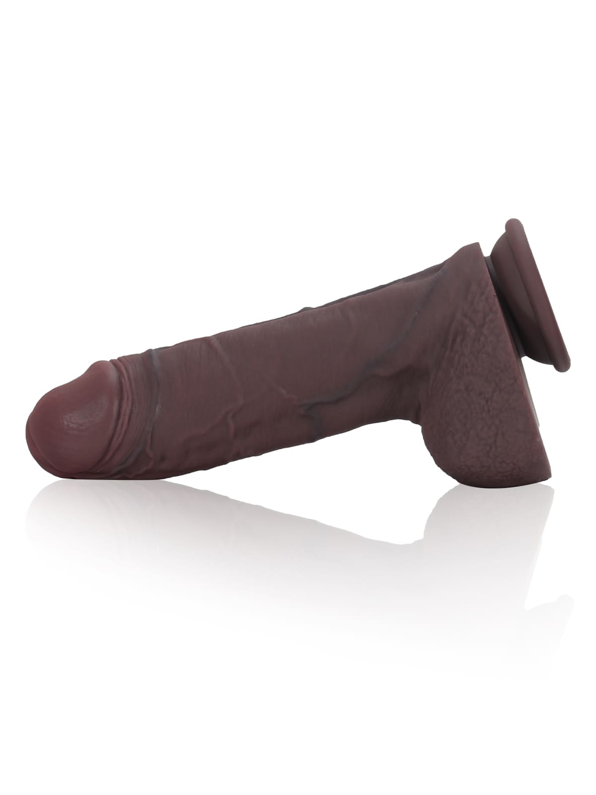 Martin 9" X 2.1" Real Feel Thick Realistic Black Cock Dildo