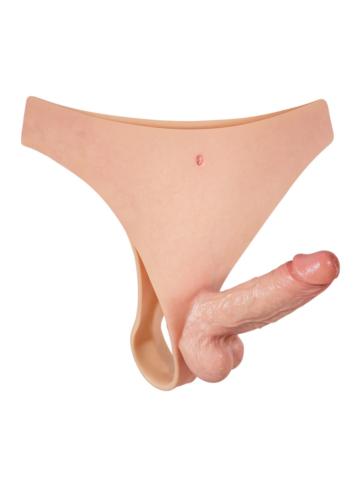 6" x 1.7" Realistic Life Like Soft Cyber Skin Strap On Dildo