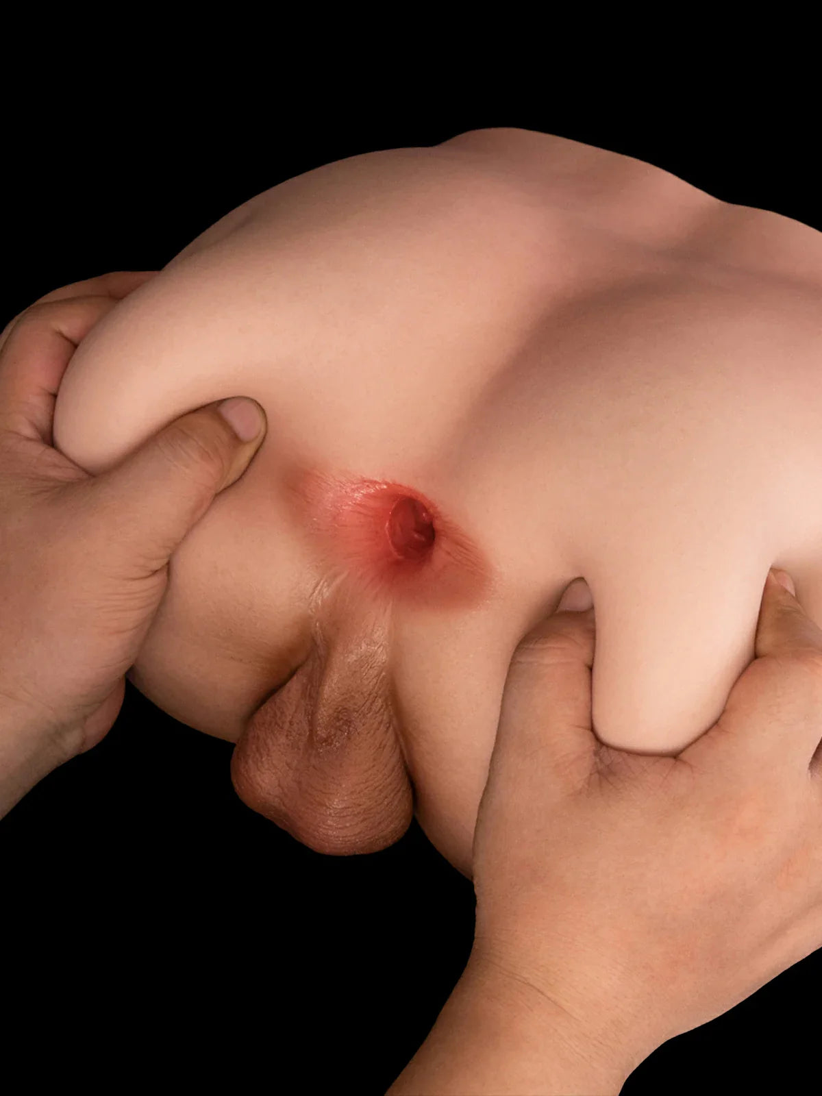 Mist |  Gay Half Butt Pocket Pussy – Realistic Male Anal Masturbator with Sliding Balls