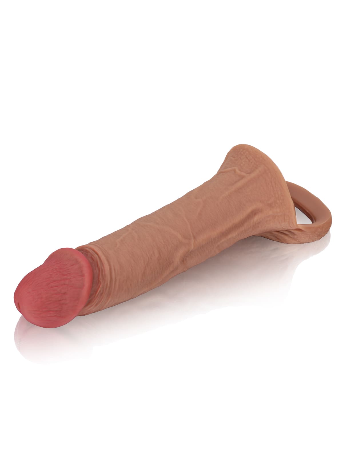 7.5” x 1.8” Perfect Length Girth M/L Size Penis Sleeve With Ejaculatory Hole