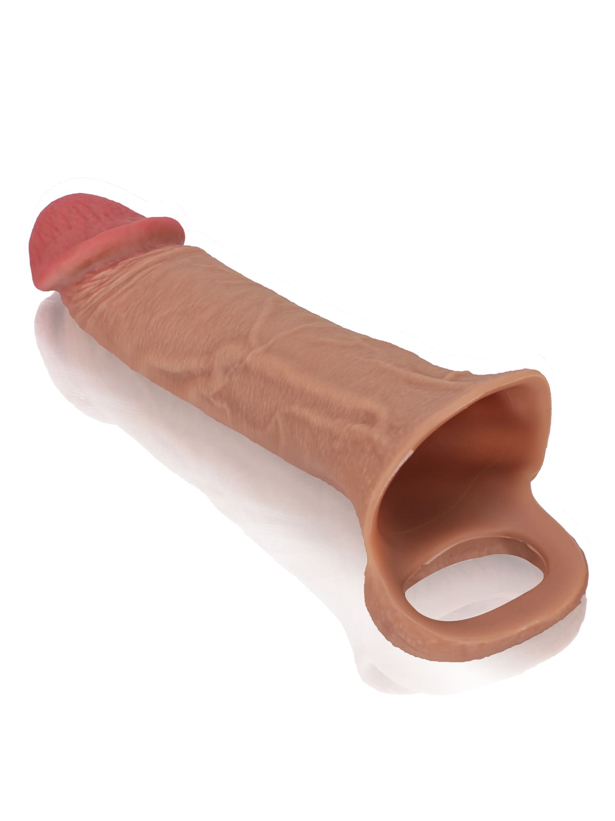 7.5” x 1.8” Perfect Length Girth M/L Size Penis Sleeve With Ejaculatory Hole
