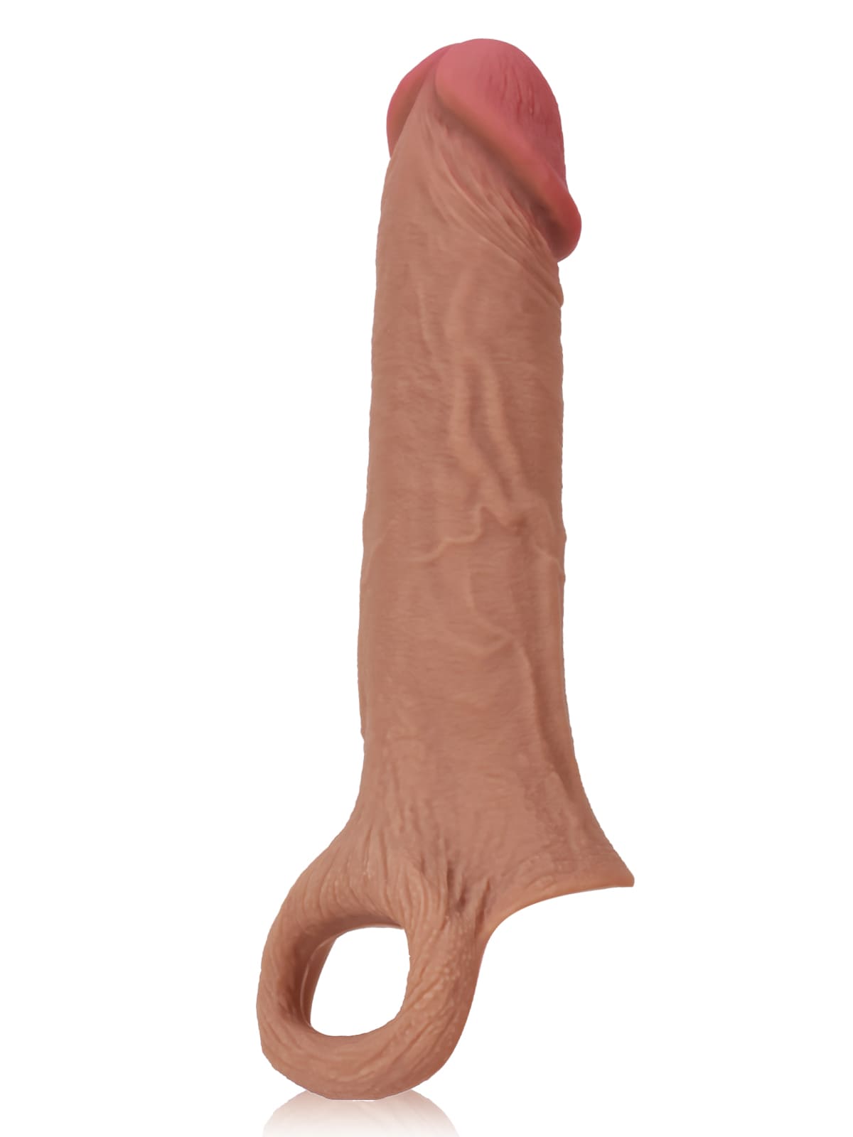 7.5” x 1.8” Perfect Length Girth M/L Size Penis Sleeve With Ejaculatory Hole