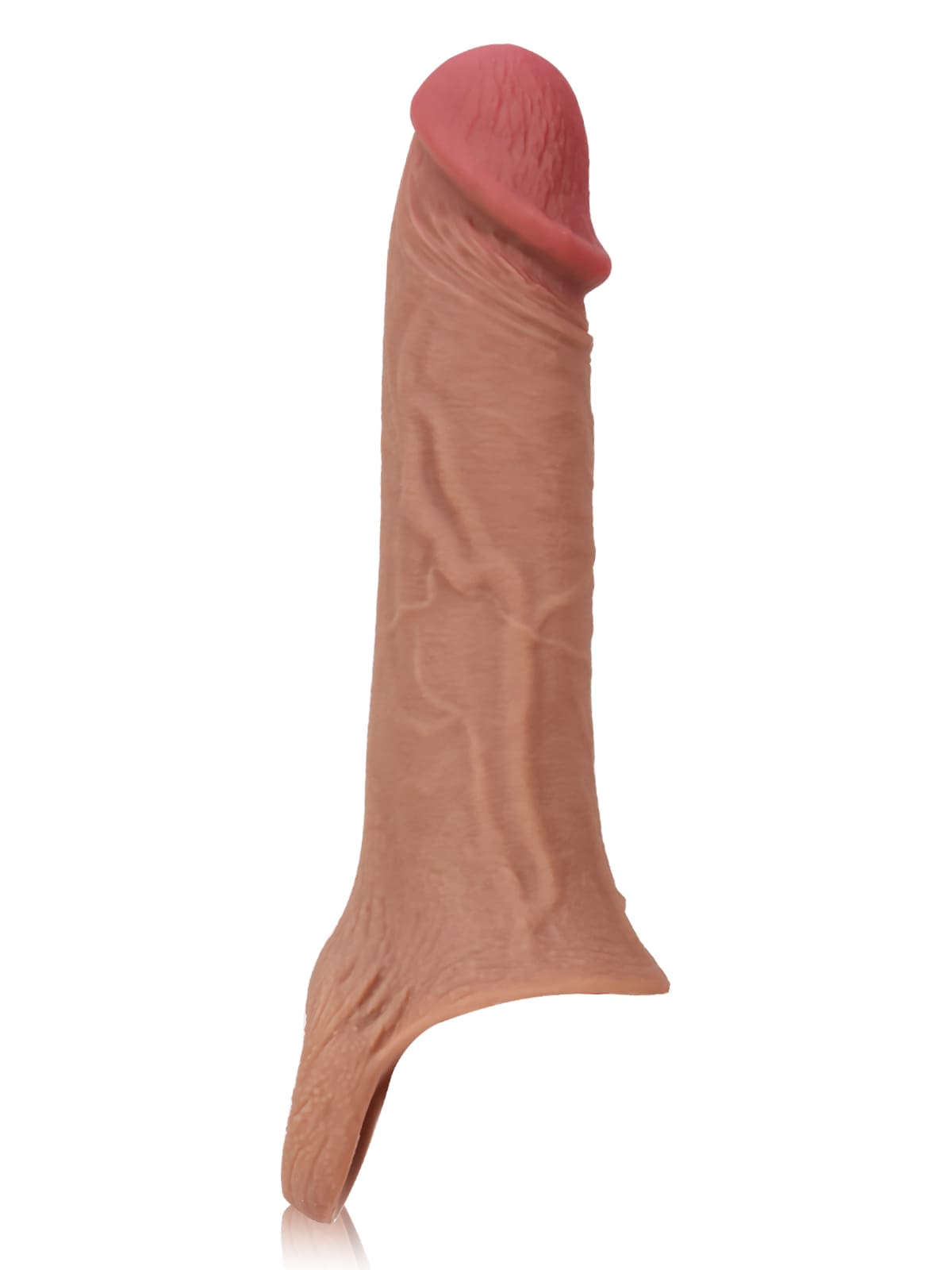 7.5” x 1.8” Perfect Length Girth M/L Size Penis Sleeve With Ejaculatory Hole