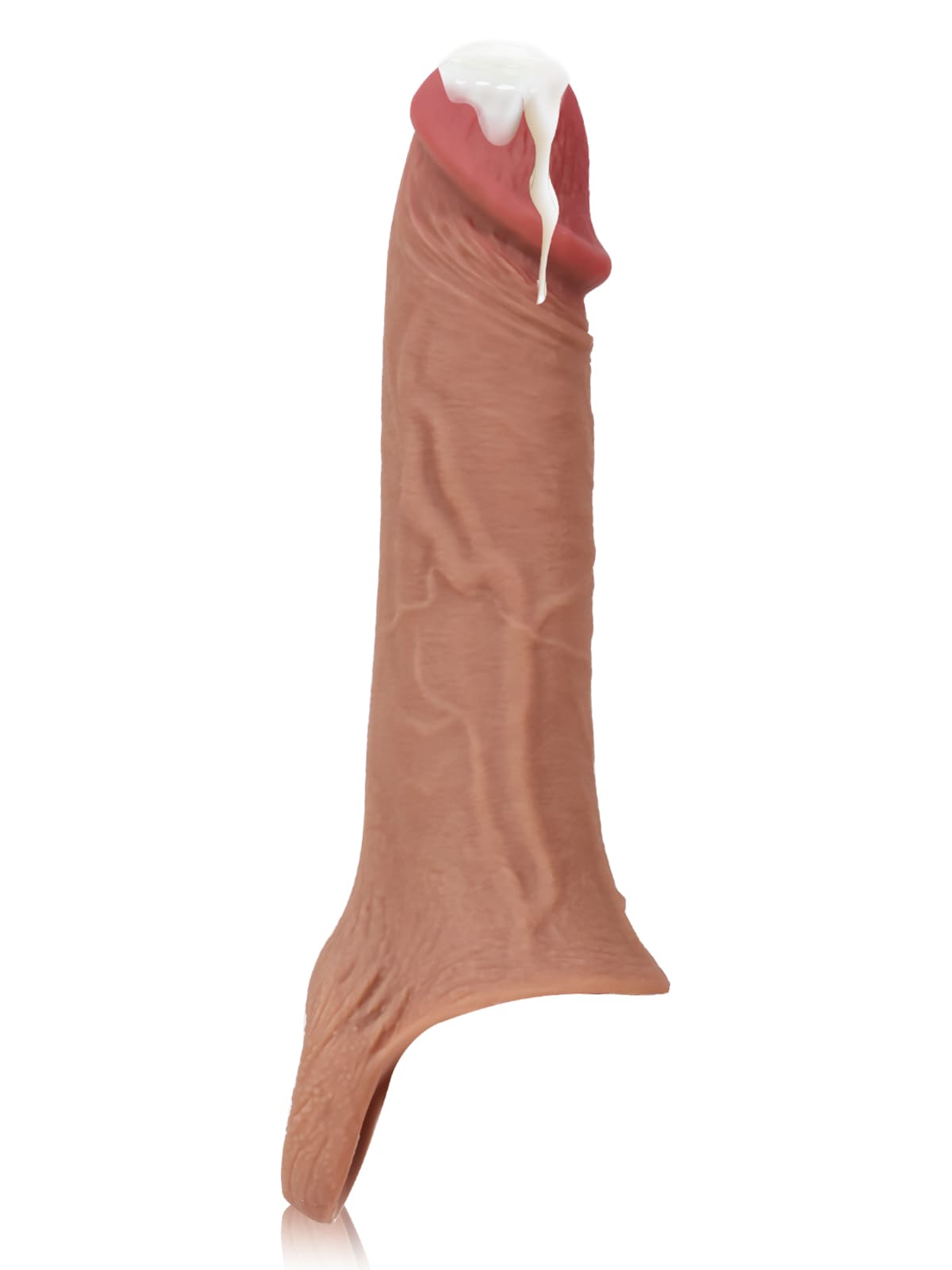7.5” x 1.8” Perfect Length Girth M/L Size Penis Sleeve With Ejaculatory Hole