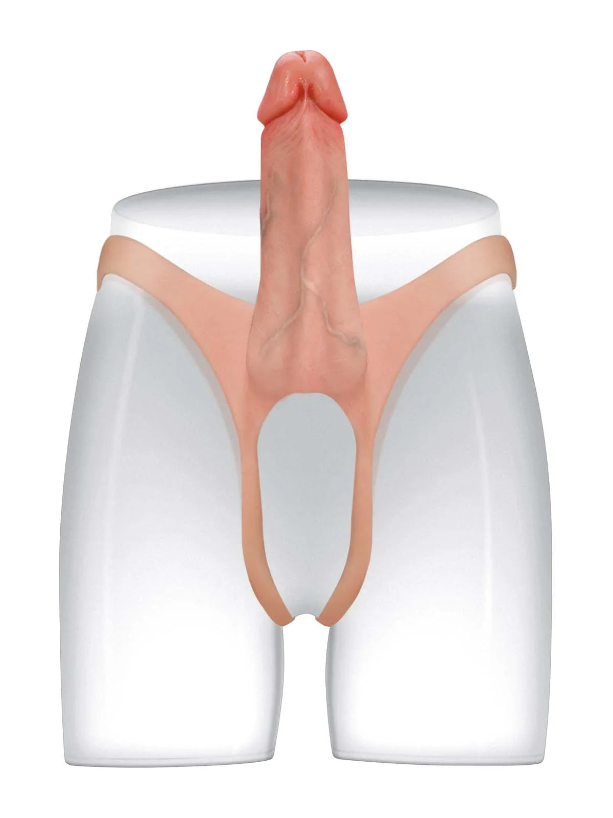 Front mannequin view of the Seraphine sleeve showing the open underside
