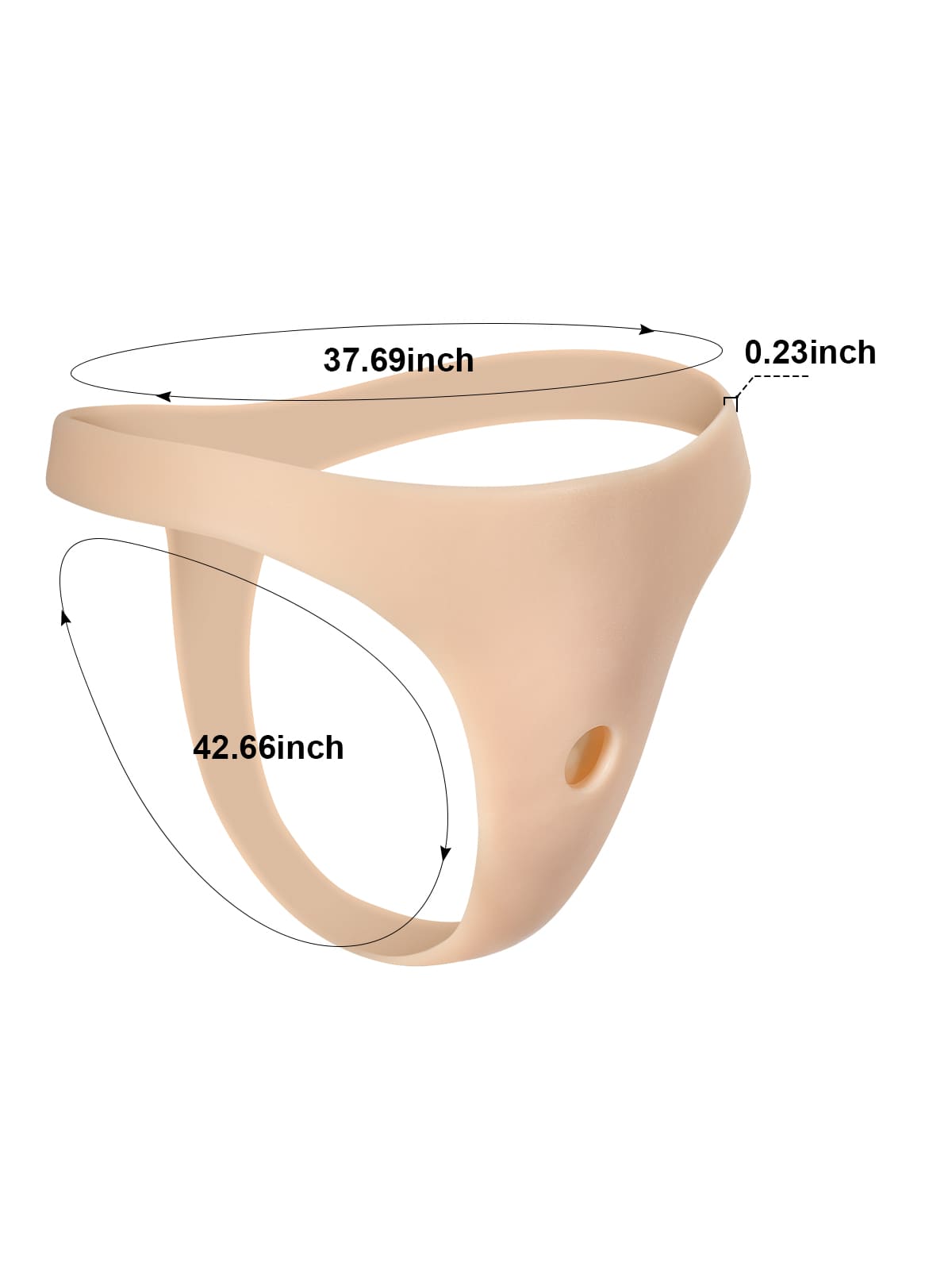 Silicone Strap-on Can Be Used With Suction Cup Dildo (Dildo Not Included)