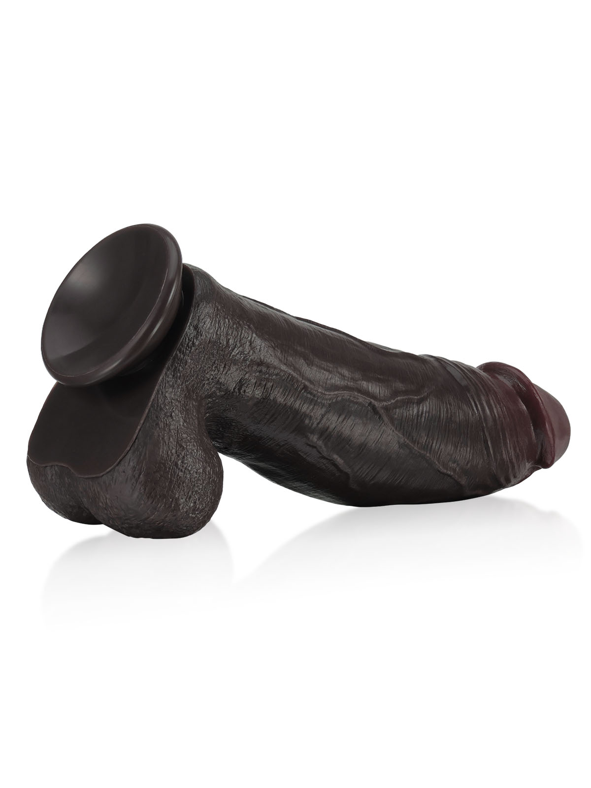 Zeus  11" x 3"  BBC Black Strong Extra Huge Thick Dual Density Dildo