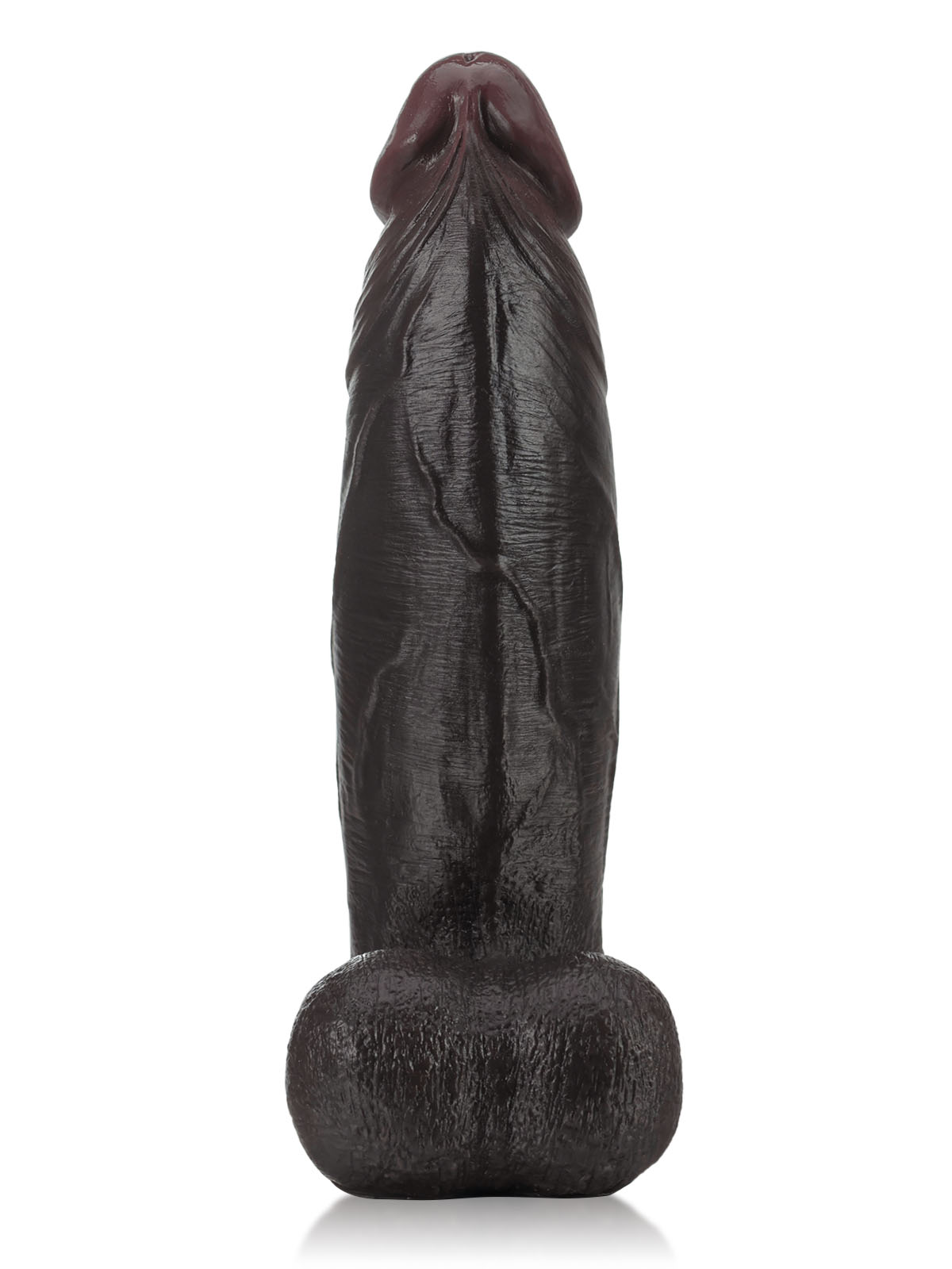 Zeus  11" x 3"  BBC Black Strong Extra Huge Thick Dual Density Dildo
